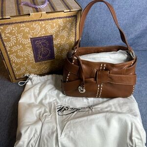 Brighton Brown bow leather Women's Bag